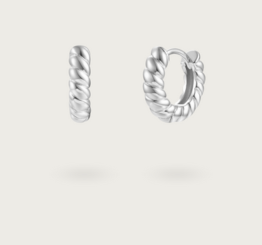 TRIANGLE ZIRCONIA HOOPS