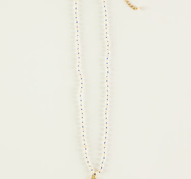 COLLAR CUORE PERLE