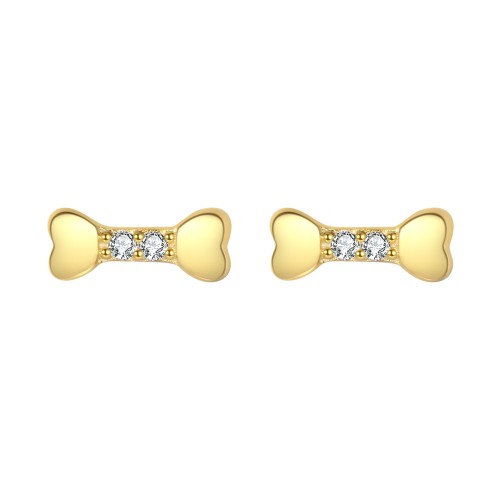 copy of White heart stud earrings