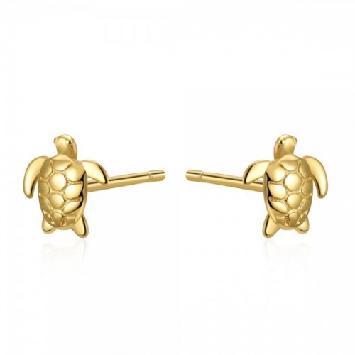 Turtle stud earrings