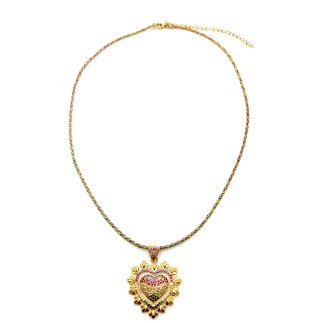 copy of Medal pearls necklace