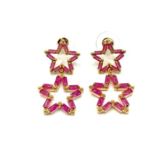 Pendientes Doble Estrellas...