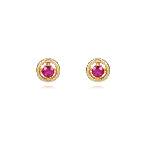 copy of White heart stud earrings