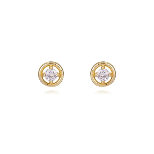 copy of White heart stud earrings