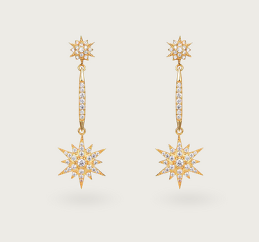 WHITE ZIRCONIA HOOPS