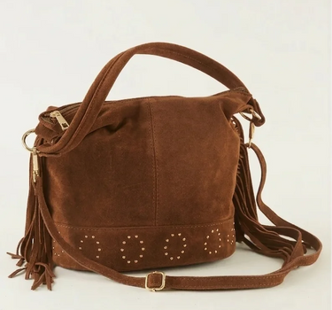 BOLSO FLECOS BURDEOS