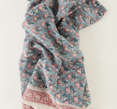 PAÑUELO AZUL VINTAGE