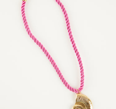 COLLAR CORDÓN CARACOLA