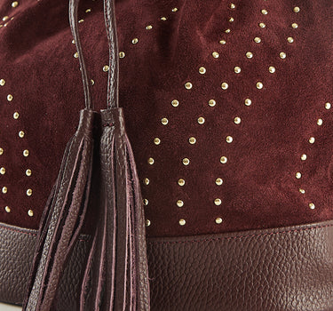 BOLSO ANTE DETALLES METÁLICOS