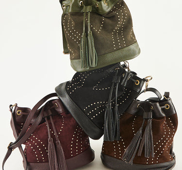BOLSO ANTE DETALLES METÁLICOS