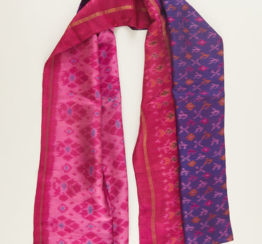 PASHMINA SEDA TONOS ROSAS