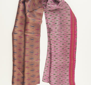 PASHMINA SEDA TONOS ROSAS