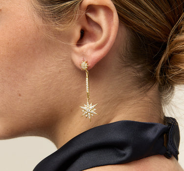 PENDIENTES ESTRELLA FUGAZ