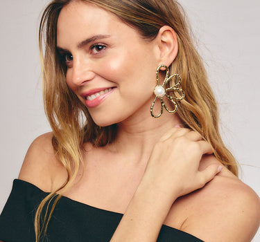 PENDIENTES MARGARITA PERLA
