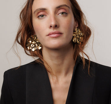 MAXI FLOWER EARRINGS