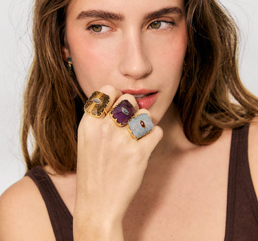 ANILLO SUNSET RECTANGULAR