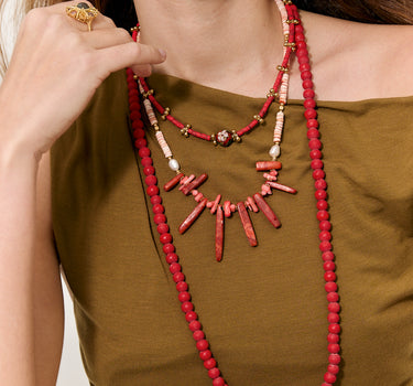 COLLAR CORAL PINK