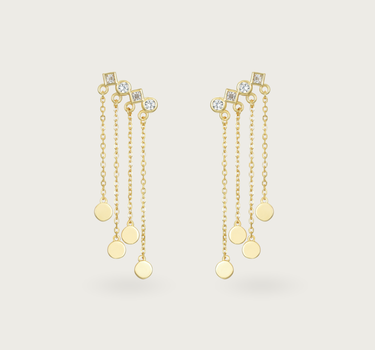 PENDIENTES CIRCONITA CADENAS