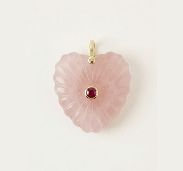 CORAZÓN TALLADO ROSA